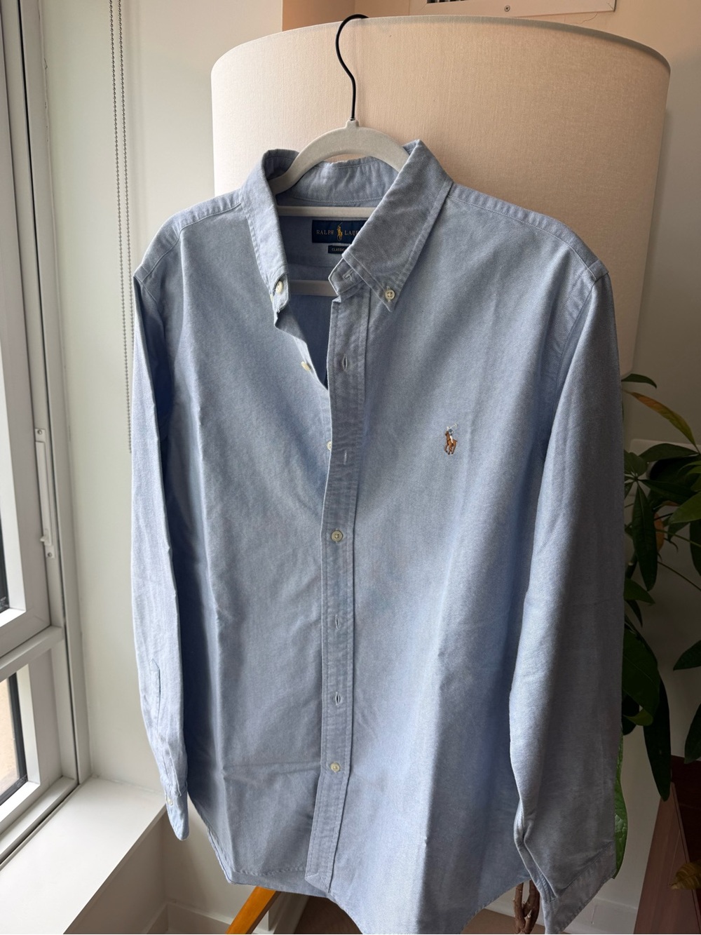 Ralph Lauren Light Blue Button-Down Oxford Shirt